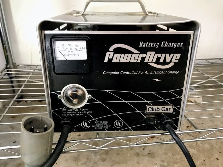 test a golf cart battery charger