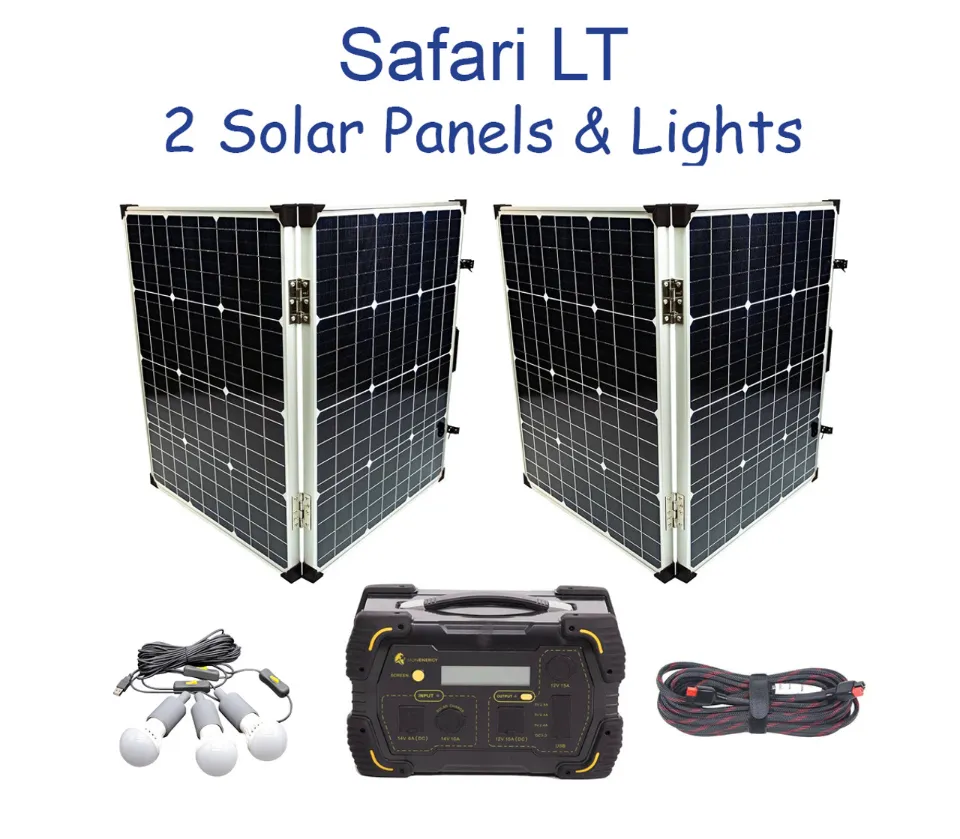 Lion Energy - Safari LT 500 Portable Solar Generator