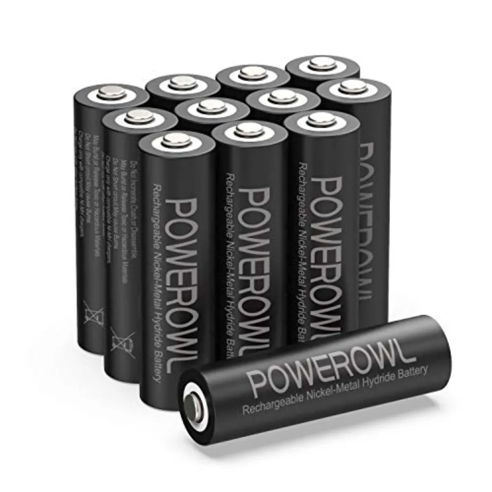 Powerowl Rechargeable AA Batteries Solar Lights