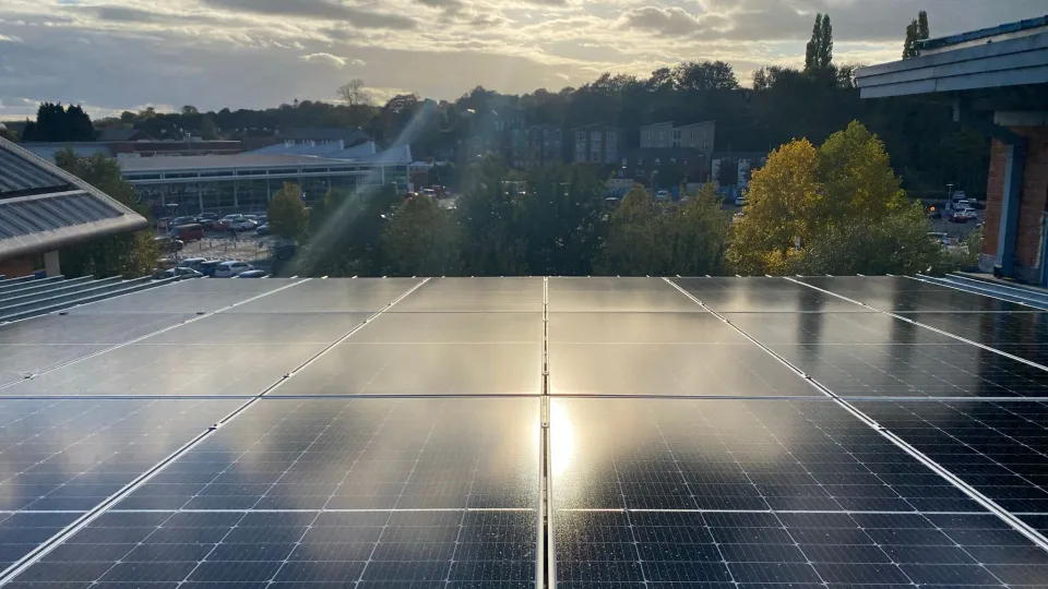 Solar Panel Project Achieves Carbon Reductions